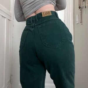 Lee High Waist Tapered Mom Jeans